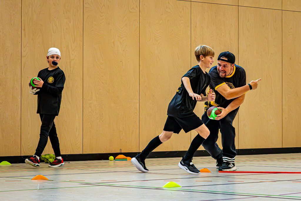 Coach gibt Einzel-Feedback