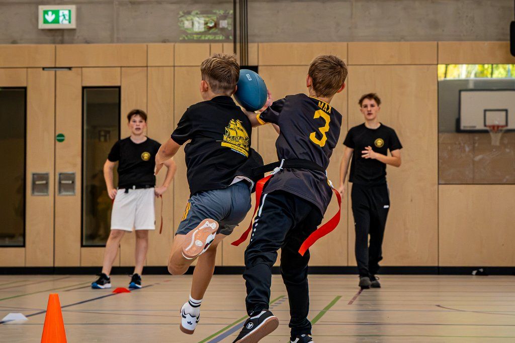 Sprung nach dem Ball