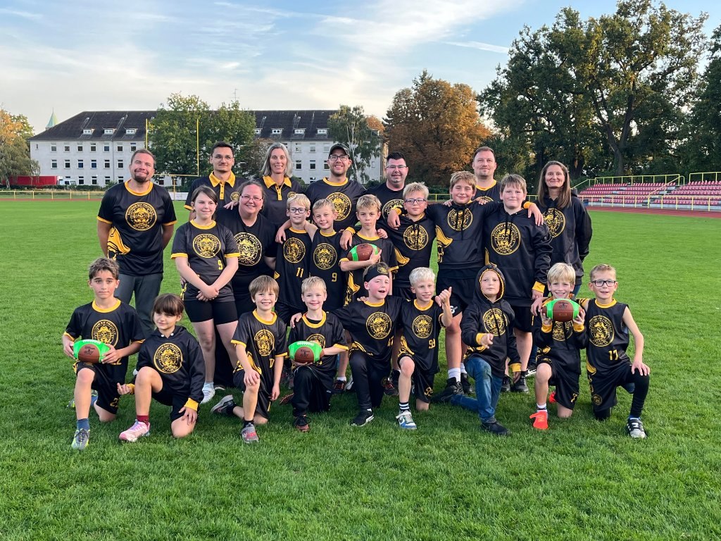 Erstes Teamfoto der Potsdam Bay Pirates — Saison 2026/27